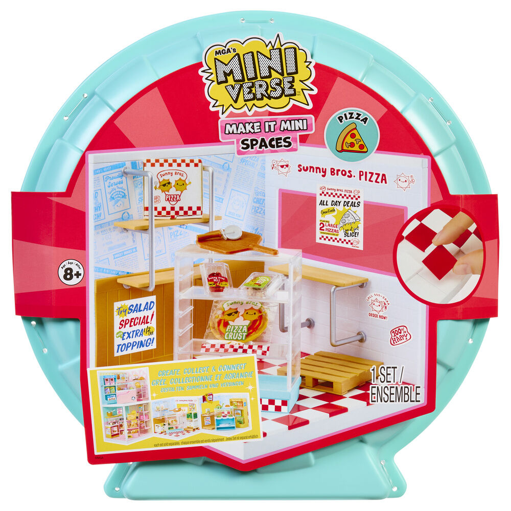 Miniverse Make It Mini Spaces Pizzeria playset Nerdscape