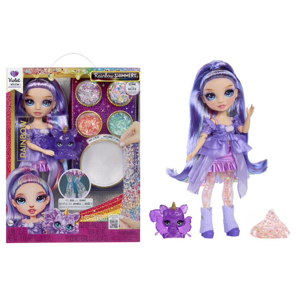 Rainbow High Rainbow Shimmers Feature Fantasy Violet doll Nerdscape
