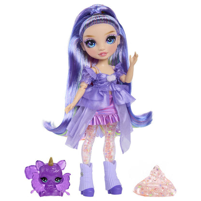 Rainbow High Rainbow Shimmers Feature Fantasy Violet doll Nerdscape
