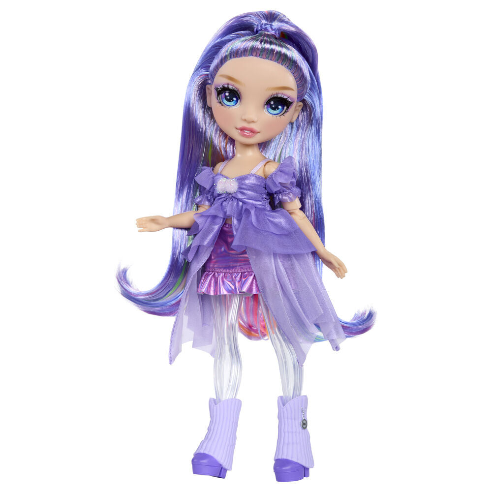 Rainbow High Rainbow Shimmers Feature Fantasy Violet doll Nerdscape