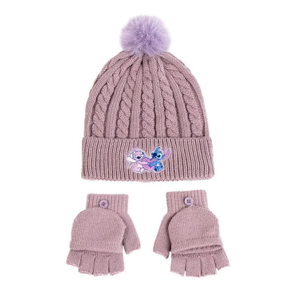 Disney Stitch hat and gloves set Nerdscape