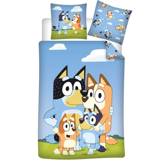 Bluey policotton duvet cover bed 90cm Nerdscape