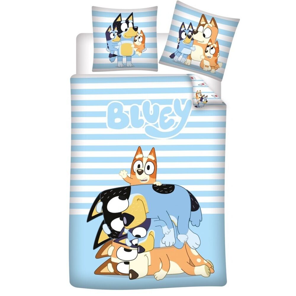 Bluey cotton duvet cover bed 90cm Nerdscape