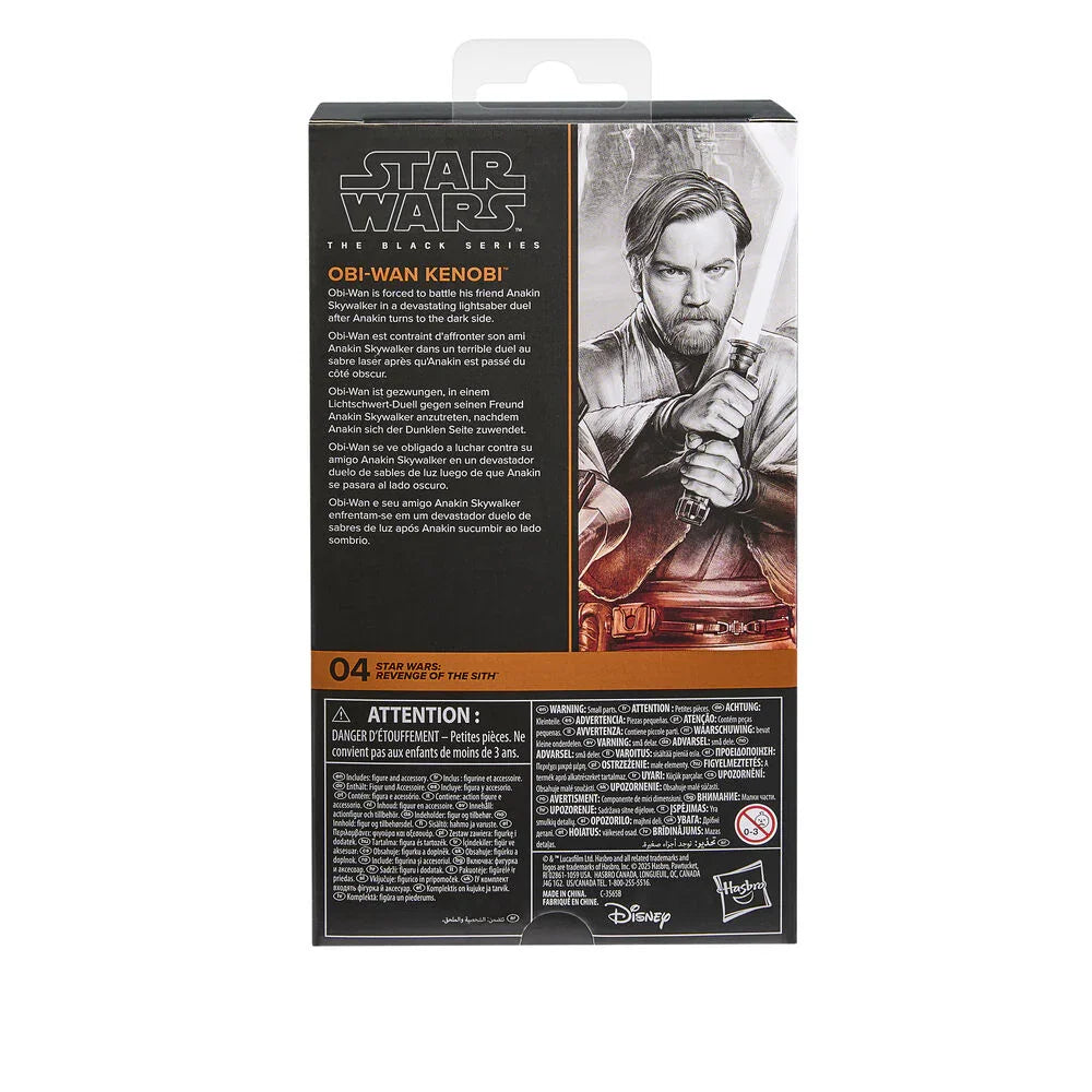 Star Wars The Black Series Obi-Wan Kenobi Revenge of the Sith Figura da Collezione - Nerdscape Nerdscape