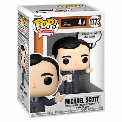 Funko Pop! The Office Michael Scott - Figura da Collezione Vinyl Nerdscape