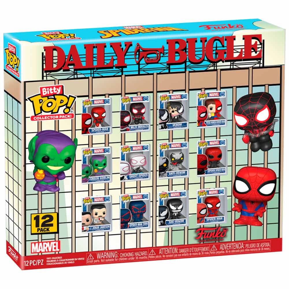 Funko Pop! Marvel Spiderman - Figura da Collezione Vinyl Multipack Bitty POP 2,5 cm Nerdscape