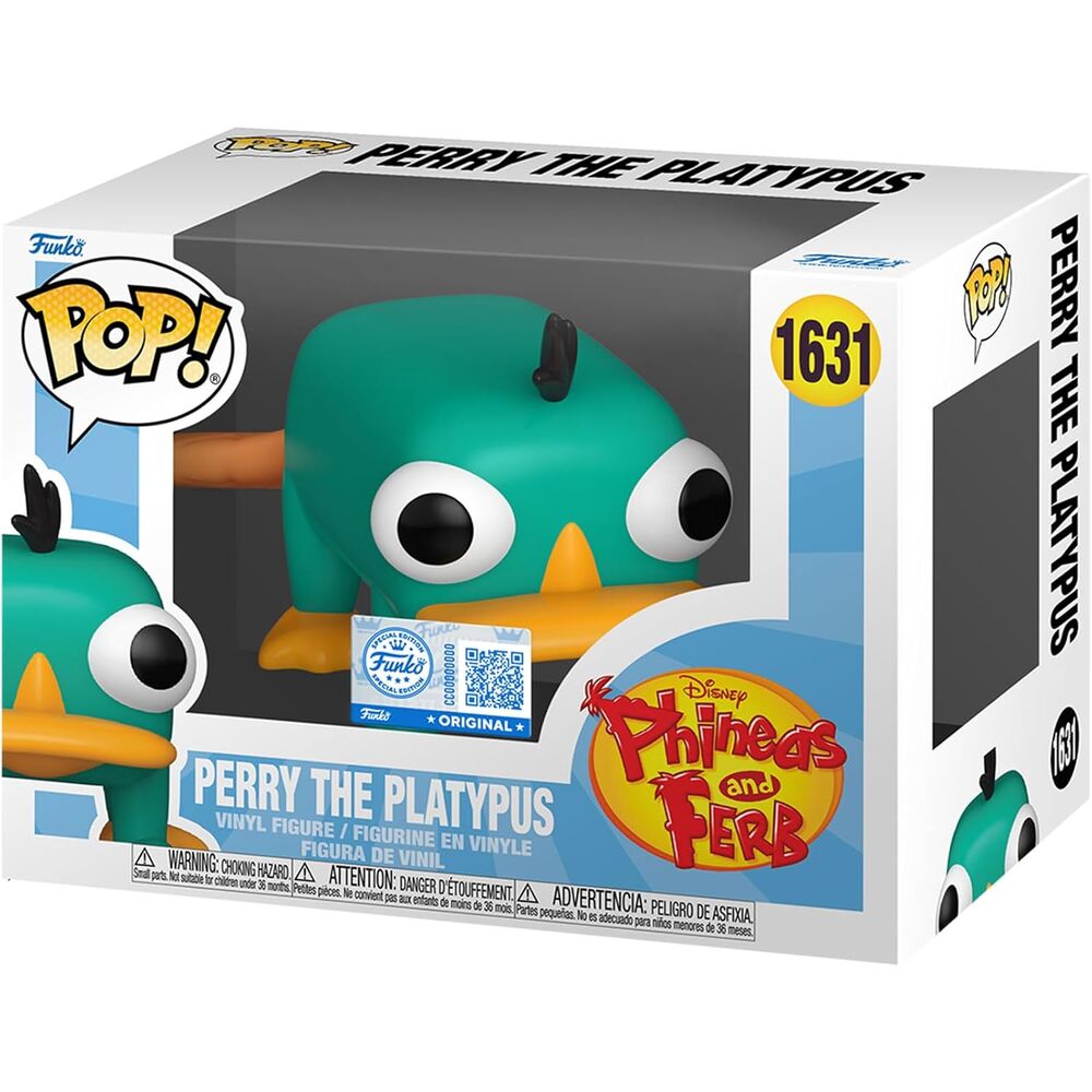 Funko Pop! Disney Phineas and Ferb Perry the Platypus - Figura da Collezione Vinyl