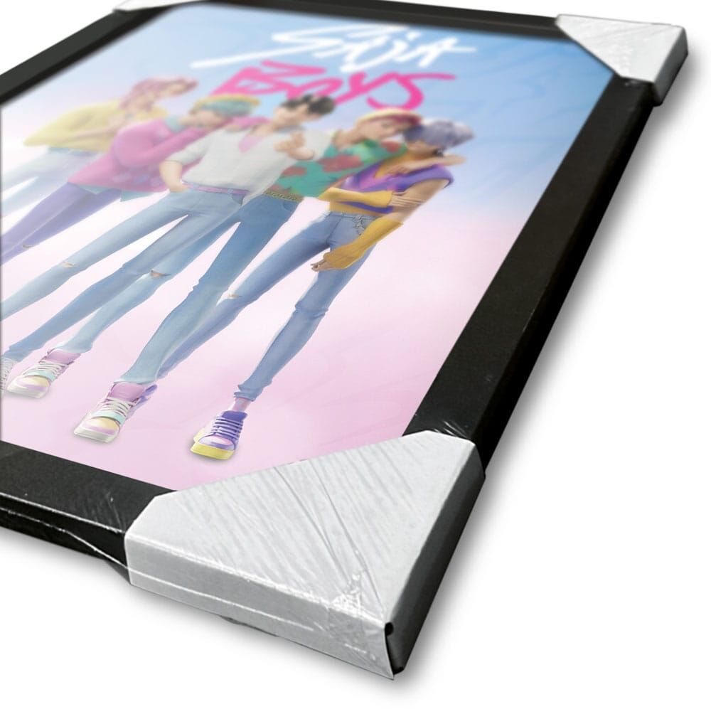 KPop Demon Hunters Saja Boys Framed print - Nerdscape