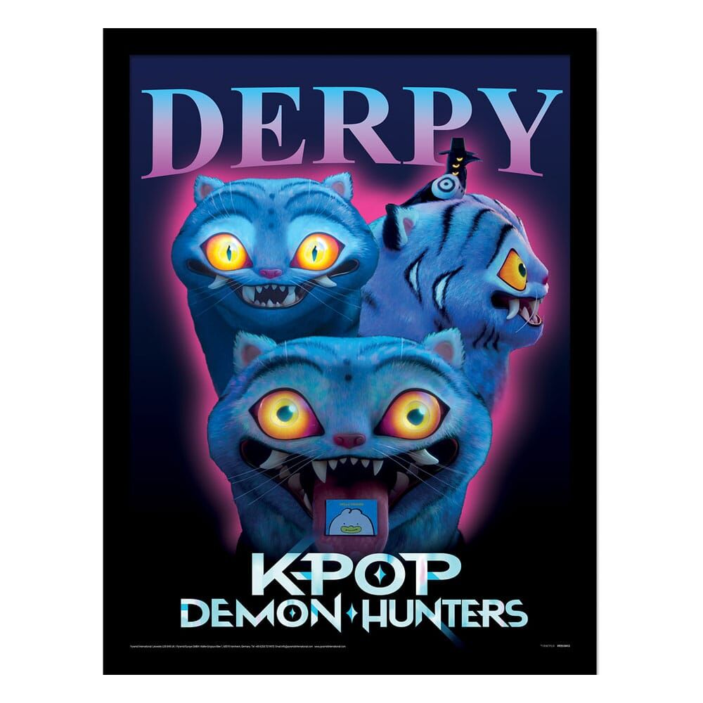 KPop Demon Hunters Derpy Framed print - Nerdscape