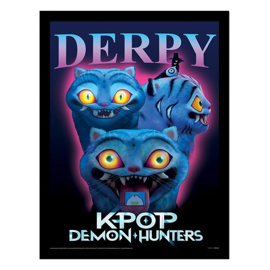 KPop Demon Hunters Derpy Framed print - Nerdscape