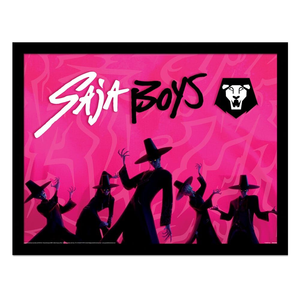KPop Demon Hunters Saja Boys Framed print - Nerdscape