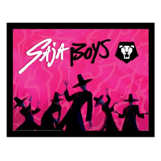 KPop Demon Hunters Saja Boys Framed print - Nerdscape