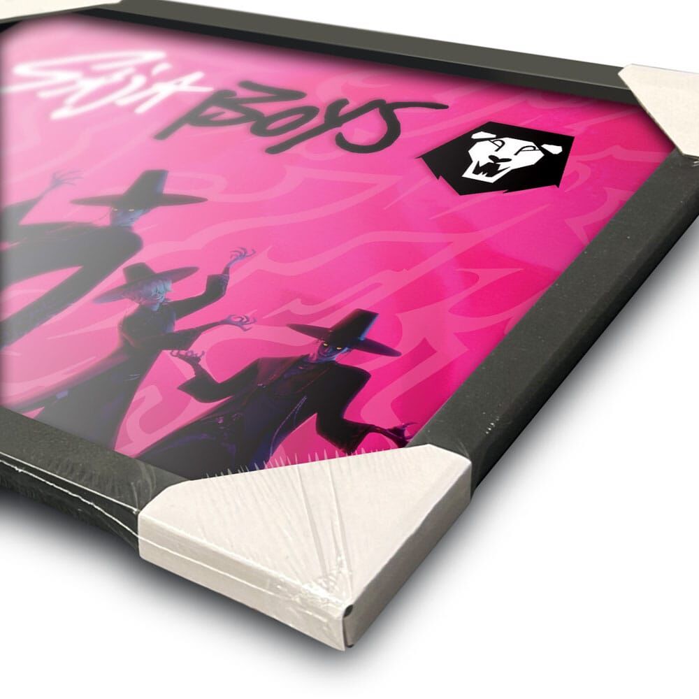 KPop Demon Hunters Saja Boys Framed print - Nerdscape