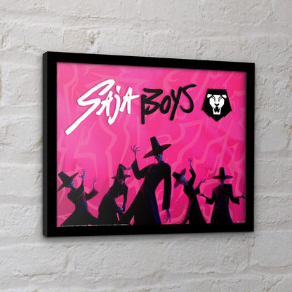 KPop Demon Hunters Saja Boys Framed print - Nerdscape