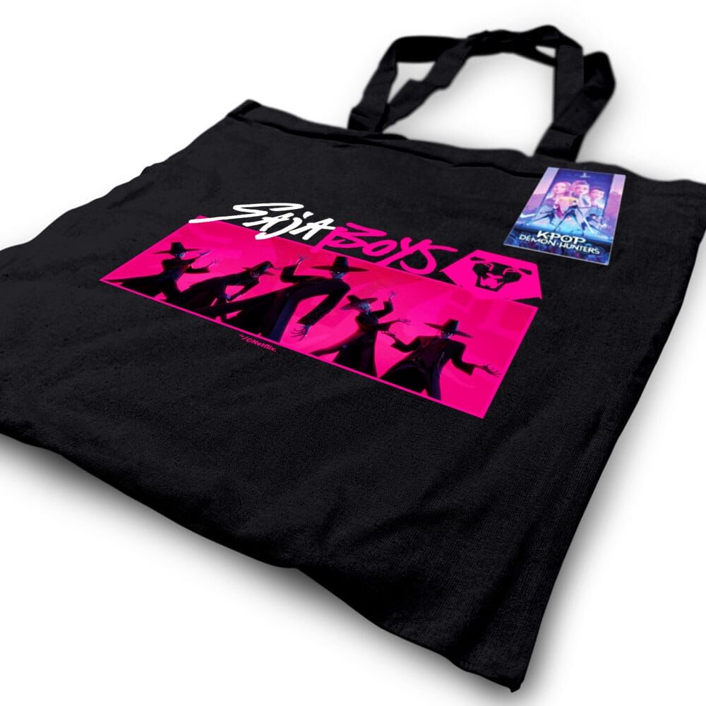 Kpop Demon Hunters Saja Boys shopping bag - Nerdscape