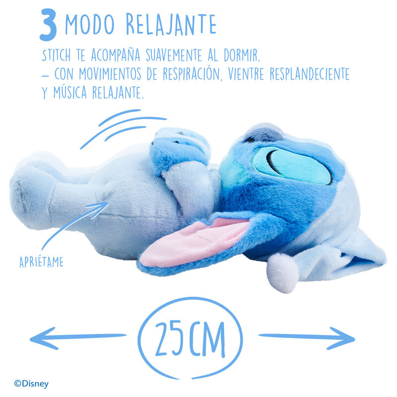 Disney Stitch Sleepy plush toy 31cm with sound Nerdscape