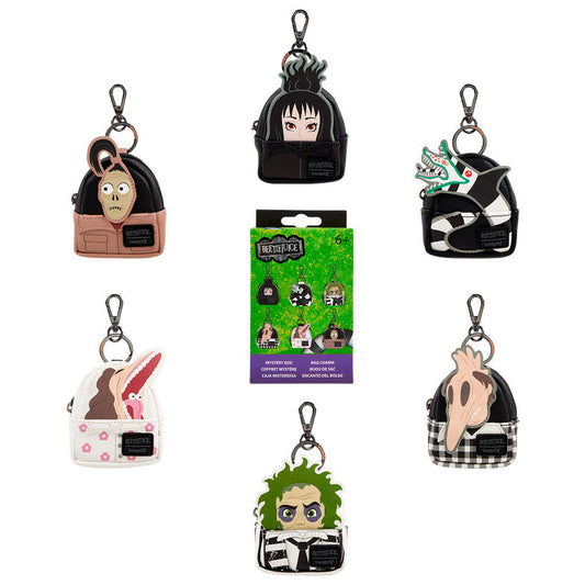 Loungefly Beetlejuice Mystery Mini Backpack Keychain - Nerdscape
