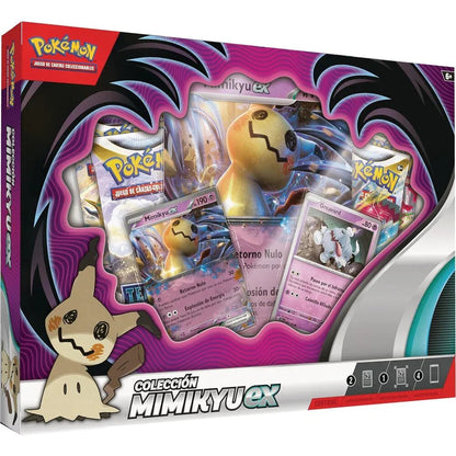 Spanish Pokemon Mimikyu Ex collectible card game blister Nerdscape