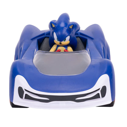 Nerdscape Sonic the Hedgehog Veicolo con Figura da Collezione 7cm Nerdscape