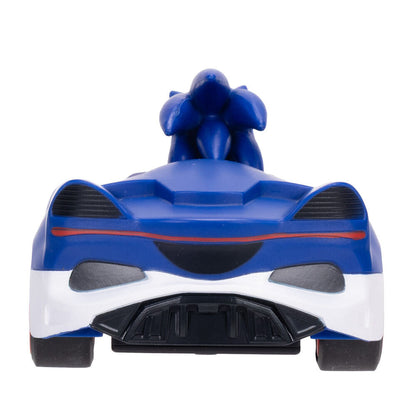 Nerdscape Sonic the Hedgehog Veicolo con Figura da Collezione 7cm Nerdscape