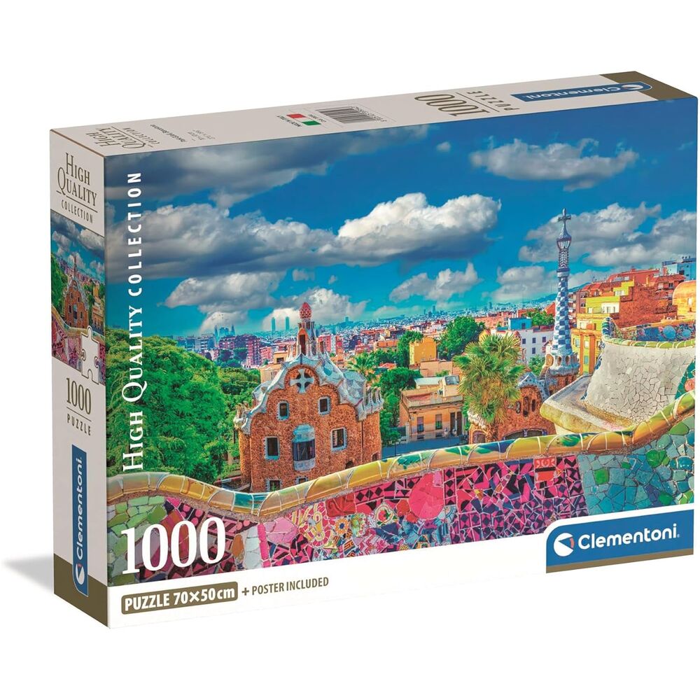 High Quality Park Guell Barcelona puzzle 1000pcs Nerdscape