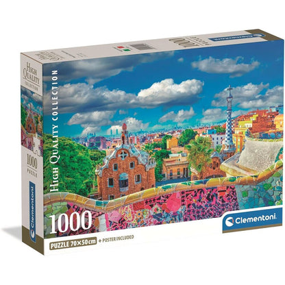 High Quality Park Guell Barcelona puzzle 1000pcs Nerdscape