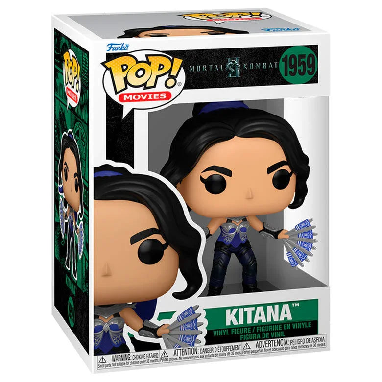 Funko Pop! Mortal Kombat Kitana - Figura da Collezione Vinyl Nerdscape