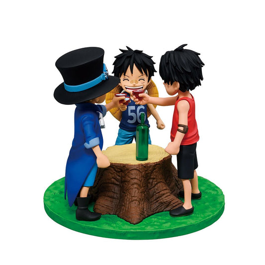 One Piece Dramatic Memories Ace & Sabo & Luffy Ichibansho figure 10cm - Nerdscape