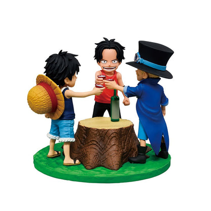 One Piece Dramatic Memories Ace & Sabo & Luffy Ichibansho figure 10cm - Nerdscape