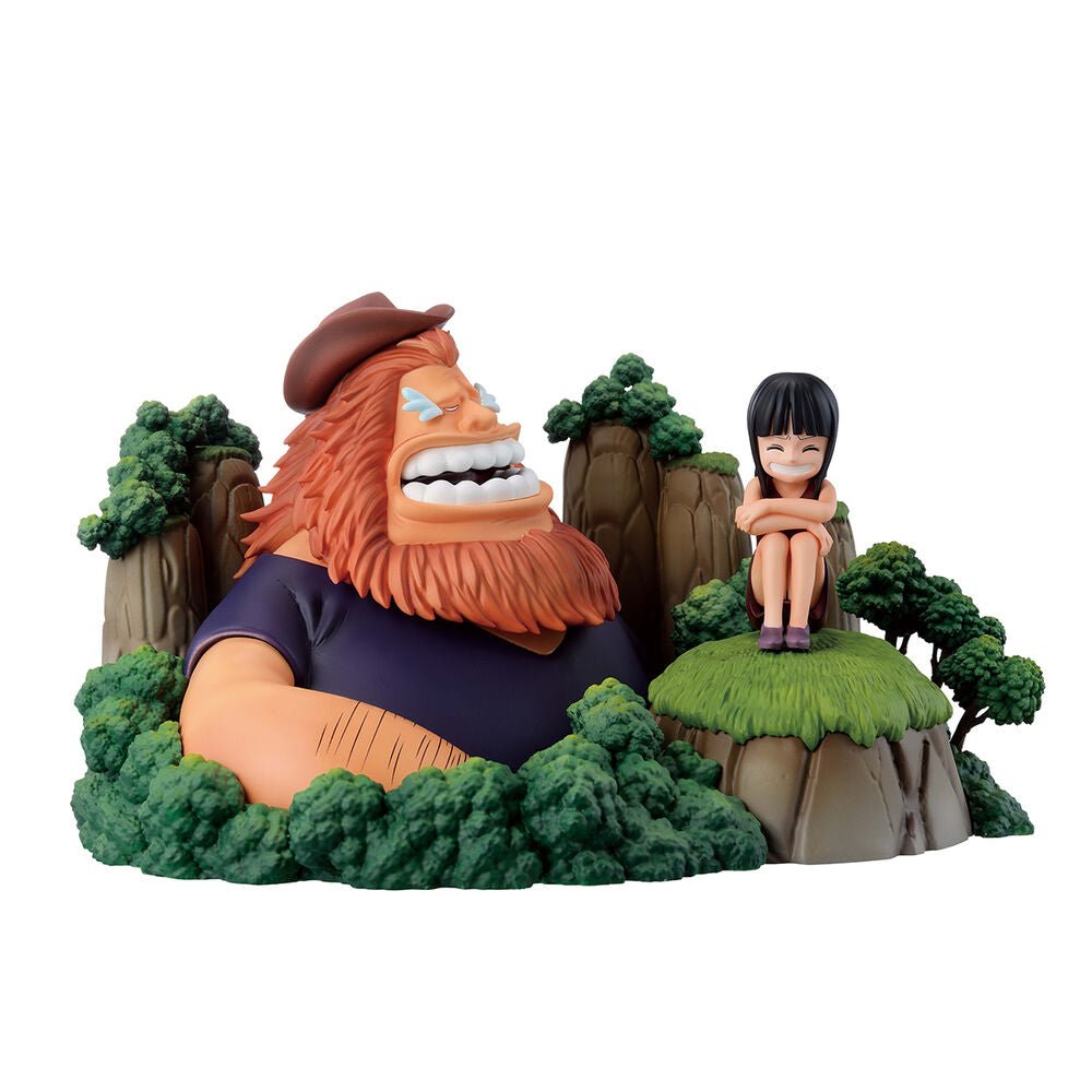 One Piece Dramatic Memories Saul & Robin figure 13cm - Nerdscape