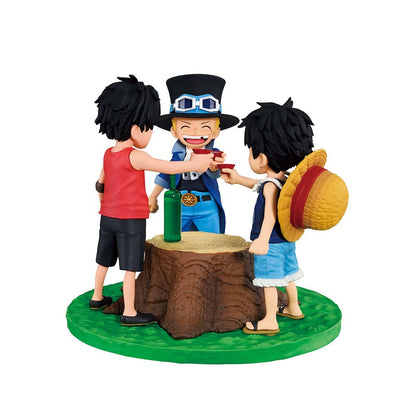 One Piece Dramatic Memories Ace & Sabo & Luffy Ichibansho figure 10cm - Nerdscape