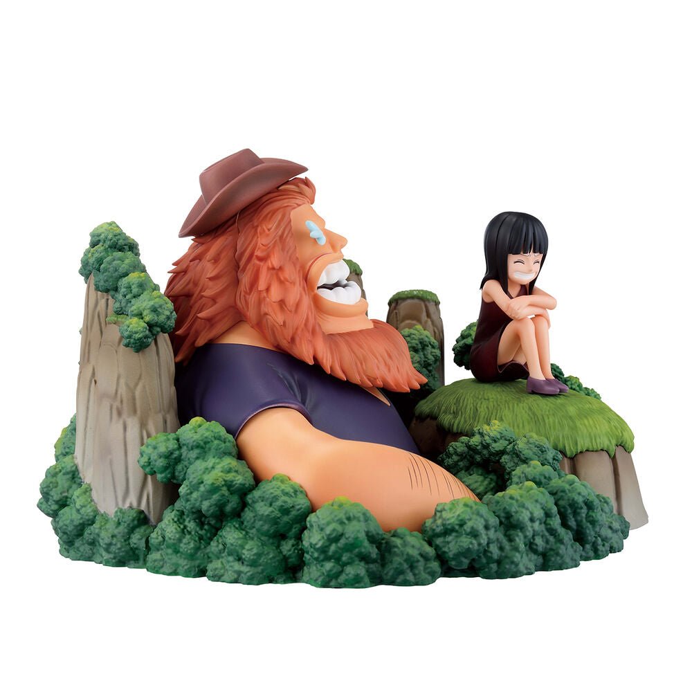 One Piece Dramatic Memories Saul & Robin figure 13cm - Nerdscape