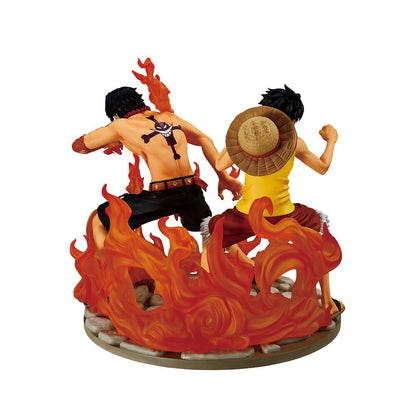 One Piece Dramatic Memories Ace & Luffy Ichibansho figure 15cm - Nerdscape