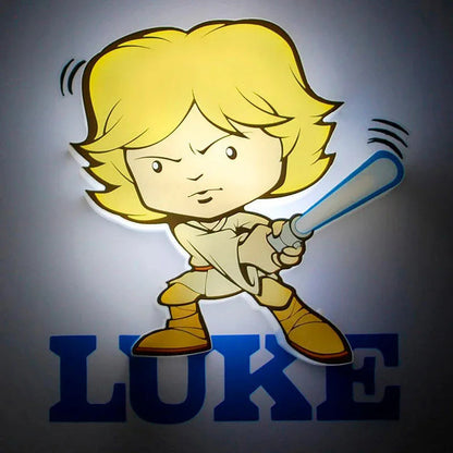 Star Wars Luke Skywalker 3D Light FX mini lamp Nerdscape