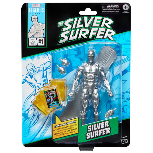 Marvel Legends Silver Surfer Serie The Silver Surfer - Figura da Collezione 15cm - Nerdscape