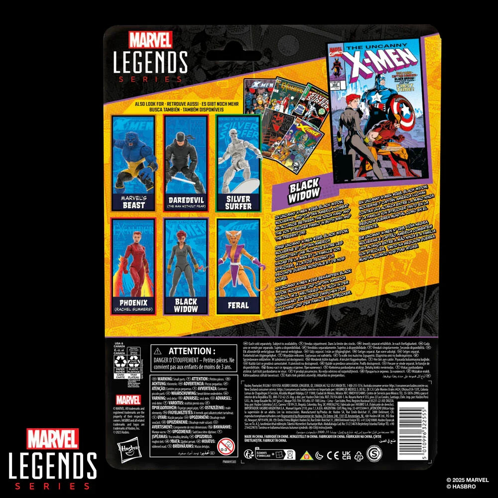 Marvel Legends Black Widow - Figura da Collezione 15cm - Nerdscape Nerdscape