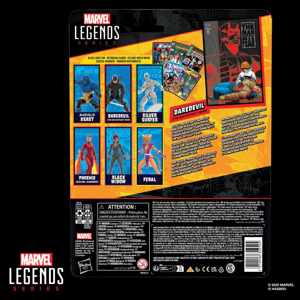 Marvel Legends Daredevil The Man Without Fear - Figura da Collezione 15 cm - Nerdscape Nerdscape