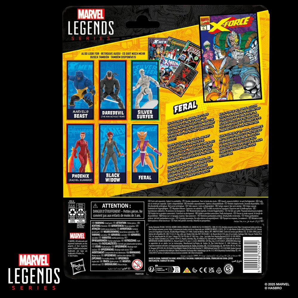 Marvel Legends Feral X-Force Figura da Collezione 15cm - Nerdscape Nerdscape