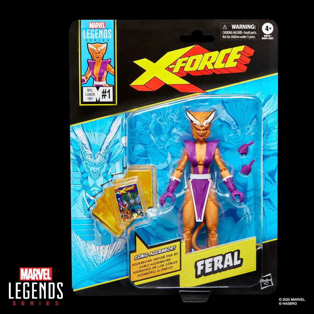 Marvel Legends Feral X-Force Figura da Collezione 15cm - Nerdscape Nerdscape
