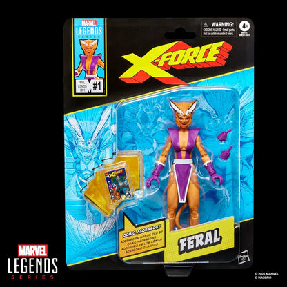 Marvel Legends Feral X-Force Figura da Collezione 15cm - Nerdscape Nerdscape