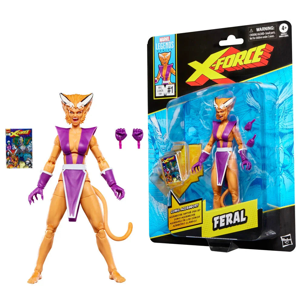 Marvel Legends Feral X-Force Figura da Collezione 15cm - Nerdscape Nerdscape