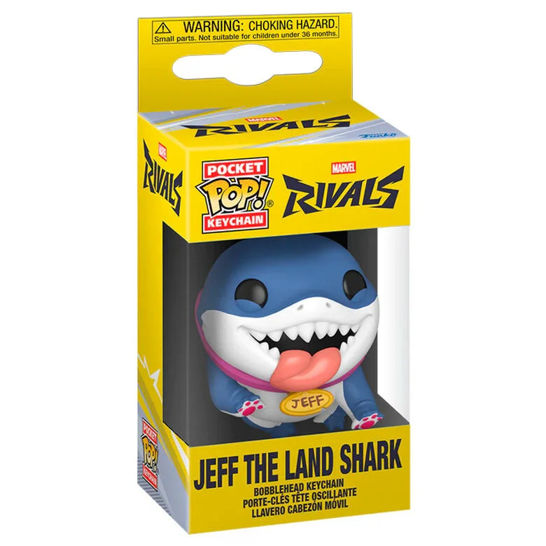 Pocket POP keychain Marvel Rivals Jeff the Land Shark Nerdscape