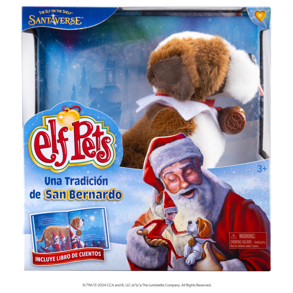 Spanish Elf Pets Story + plush toy Bernard dog set Nerdscape