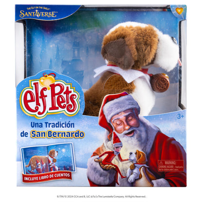 Spanish Elf Pets Story + plush toy Bernard dog set Nerdscape