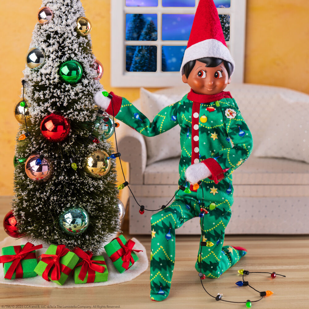 The Elf On the Shelf Christmas tree Pyjamas for doll Nerdscape