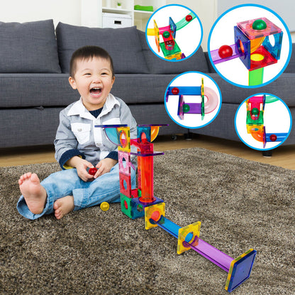 Magnetic marble circuit 40pcs Nerdscape