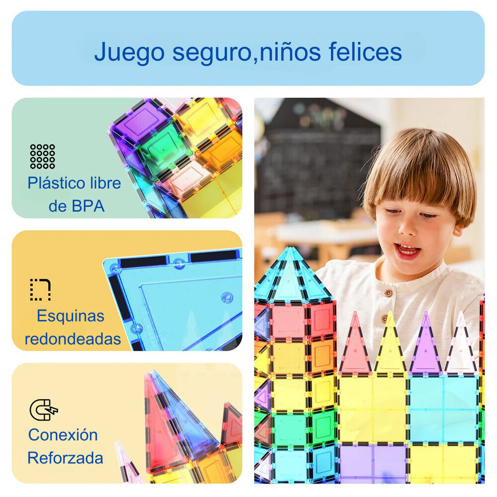 Magnetic blocks 61pcs Nerdscape