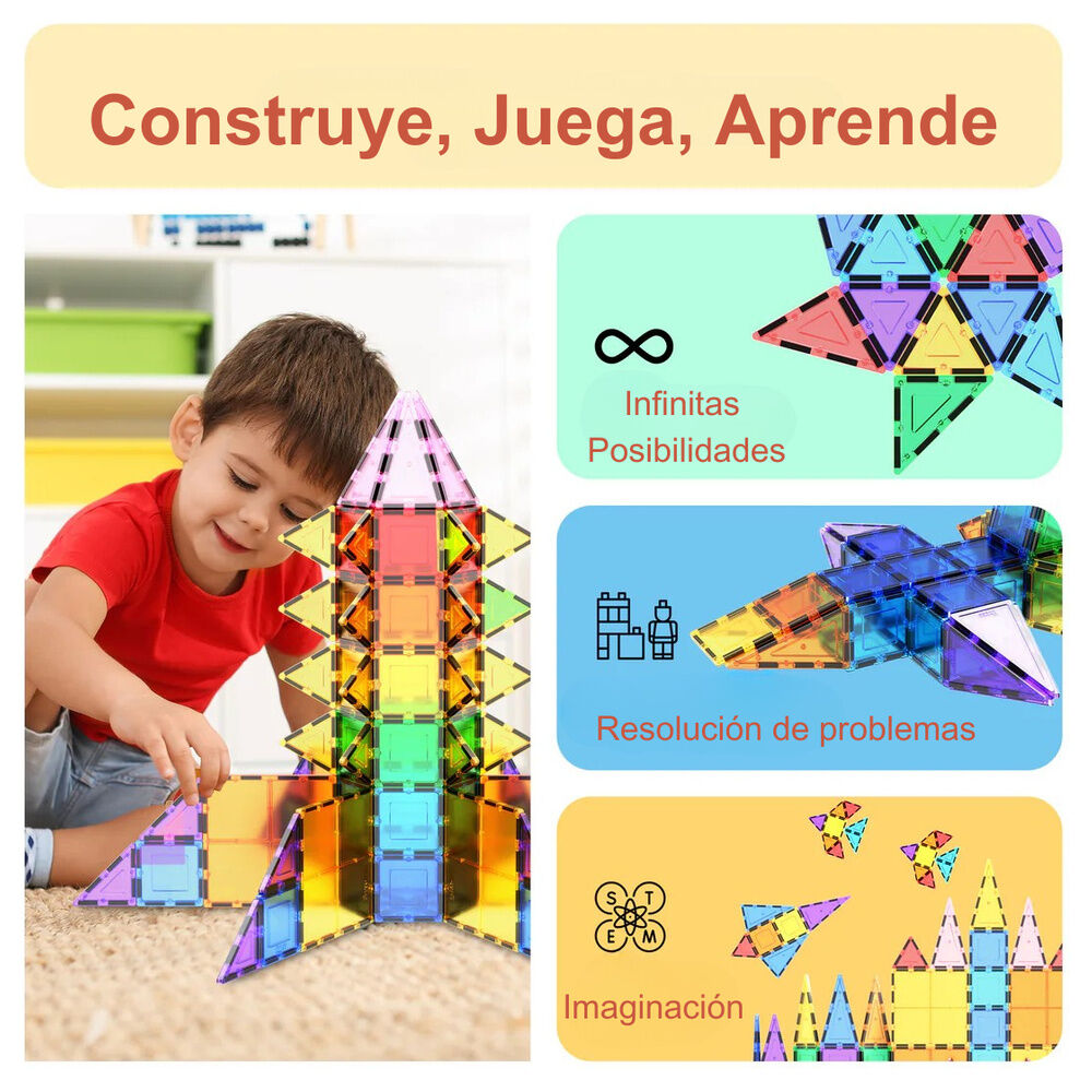 Magnetic blocks 61pcs Nerdscape