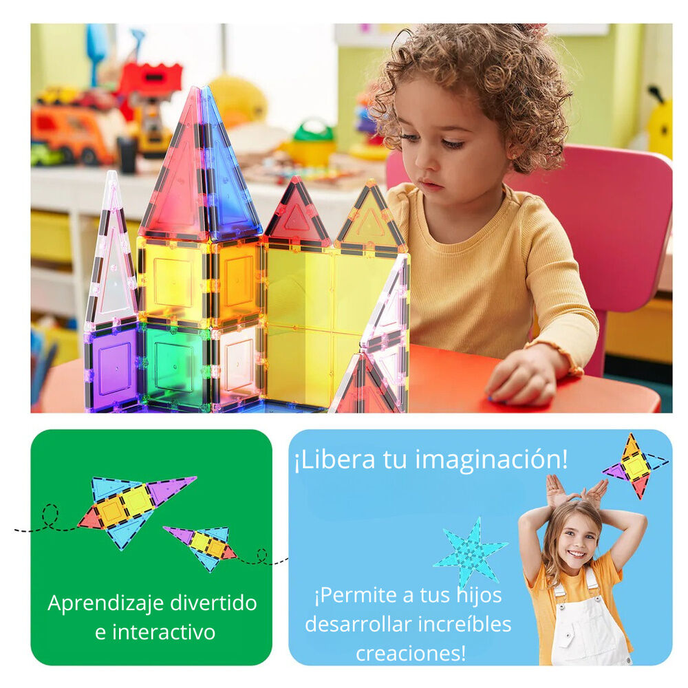 Magnetic blocks 61pcs Nerdscape