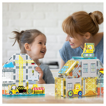 Magnetic blocks + 8 vehicles Nerdscape